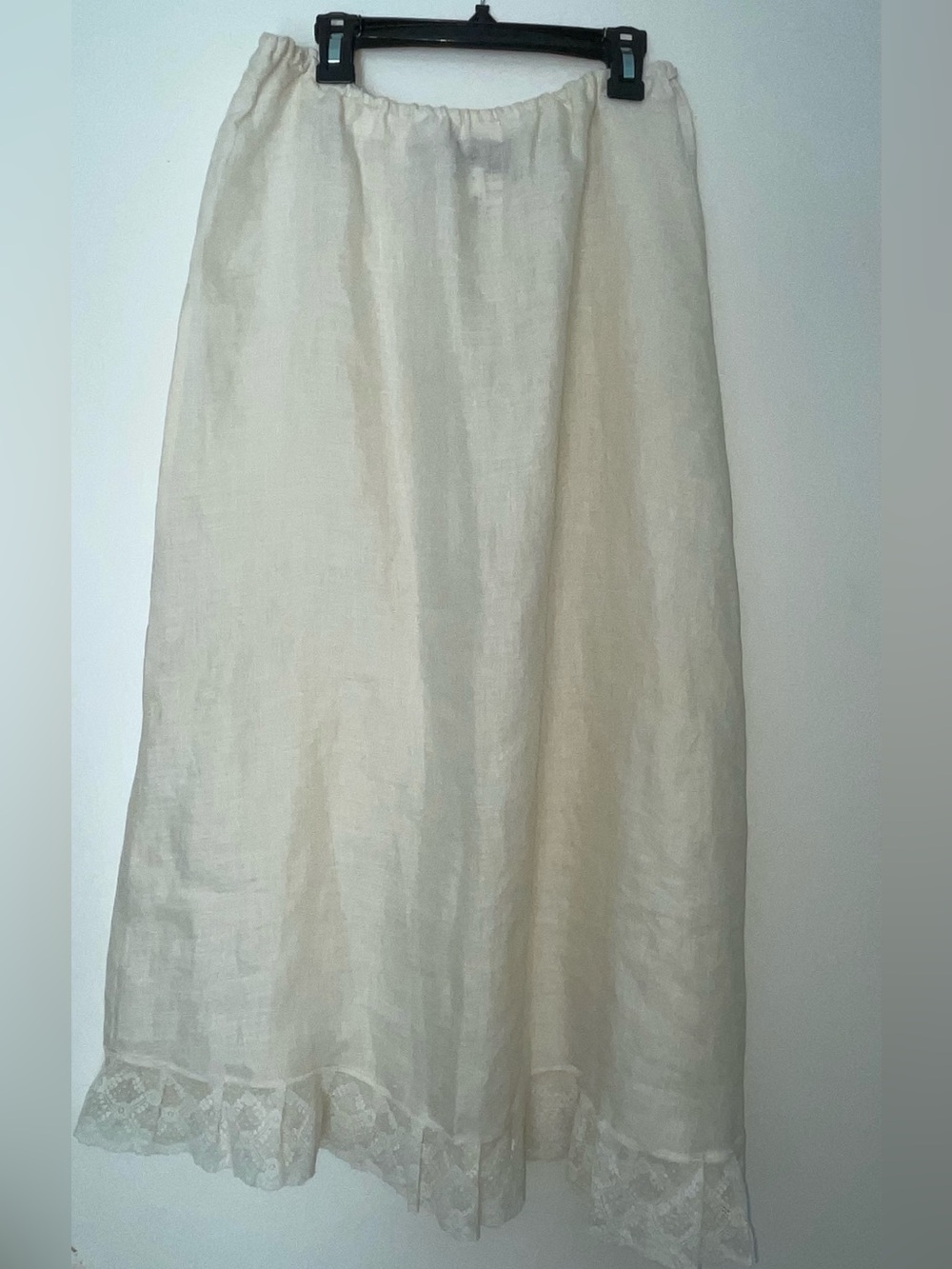 Willis & Geiger Irish Linen & Lace Petticoat
